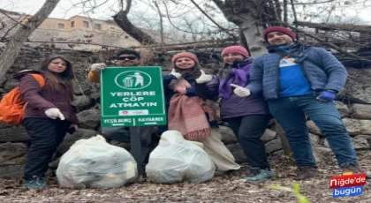 Niğde Bisiklet Kulübü'nden Çevre Temizliğine Örnek Davranış