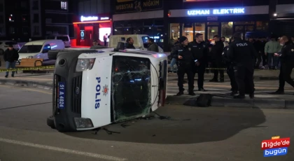 Polis Aracı ile Otomobil Çarpıştı: 1’i Ağır 6 Yaralı