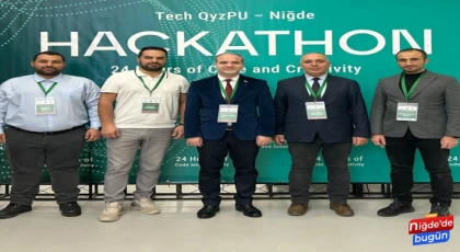 Tech QyzPU-Niğde Hackathon” yarışması sona erdi