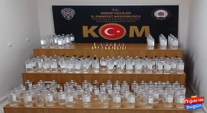 Yılbaşı öncesi Niğde’de kaçak alkol operasyonu