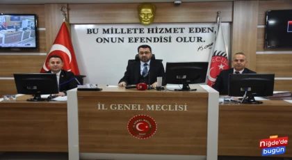 İl Genel Meclisi toplantısı devam ediyor