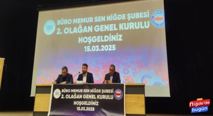 Büro Memur-Sen Genel Kurulu yapıldı, Emin Bingül güven tazeledi