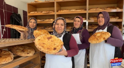 Niğde’de kadınların ürettiği özgün çörek lezzeti